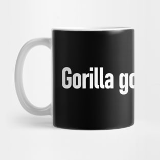 "Gorilla Gorilla Gorilla" Scientific Name, Western Lowland Gorilla Mug